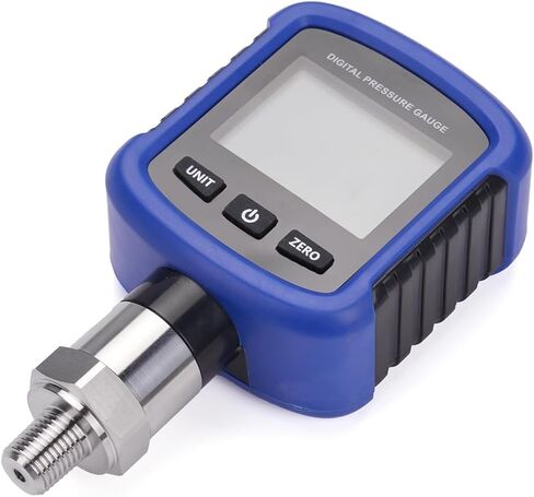 10000PSI Bluetooth Digital Hydraulic Pressure Gauge S281 High Precision 0.2% Accuracy Industrial Pressure Gauge, 1/4" NPT Thread, 330° Rotation, Phone App Connection in Saudi Arabia