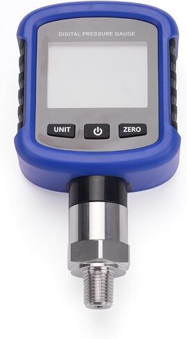10000PSI Bluetooth Digital Hydraulic Pressure Gauge S281 High Precision 0.2% Accuracy Industrial Pressure Gauge, 1/4" NPT Thread, 330° Rotation, Phone App Connection in Saudi Arabia