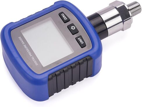 10000PSI Bluetooth Digital Hydraulic Pressure Gauge S281 High Precision 0.2% Accuracy Industrial Pressure Gauge, 1/4" NPT Thread, 330° Rotation, Phone App Connection in Saudi Arabia