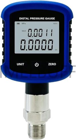 10000PSI Bluetooth Digital Hydraulic Pressure Gauge S281 High Precision 0.2% Accuracy Industrial Pressure Gauge, 1/4" NPT Thread, 330° Rotation, Phone App Connection in Saudi Arabia