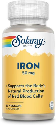 Solaray Iron 50mg | 60 م in Saudi Arabia
