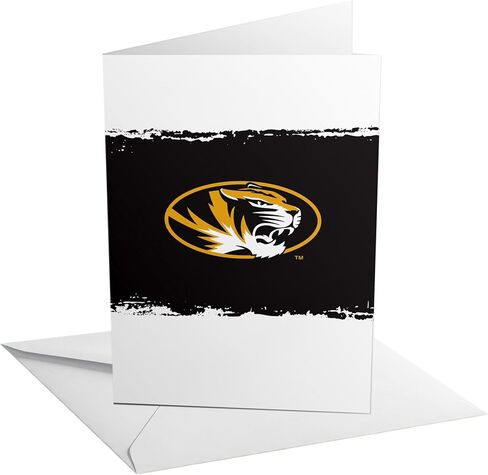 Desert Cactus University of Missouri 5x7 Inch Greeting Card Mizzou Tigers Single Folded Cardstock with Envelope Party Celebration Officially Licensed (5x7 Card B - Birthday) in Saudi Arabia