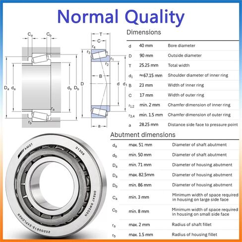 1pcs تحمل 31308 32917x 33013 محمل Tapering (33013) in Saudi Arabia