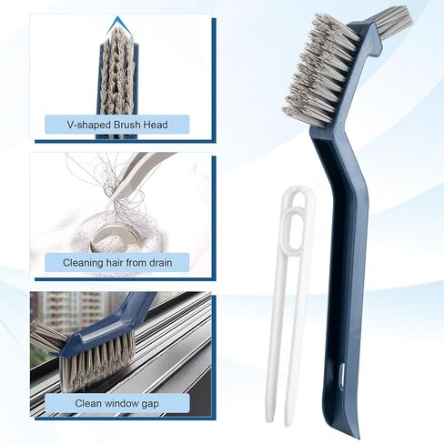 13 مساءً مجموعة فرشاة تنظيف CREVICE ، أدوات فرشاة تنظيف الصقور الصلبة متعددة الوظائف للمطبخ ، الحمام ، الكوب ، النافذة in Kuwait