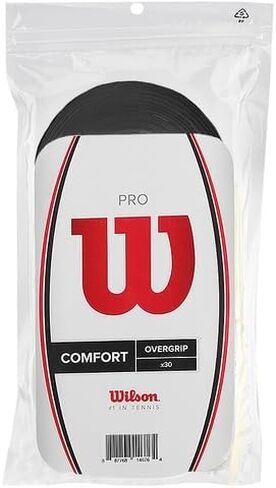 Wilson Pro Overgrip 30 Pack - Black in Saudi Arabia