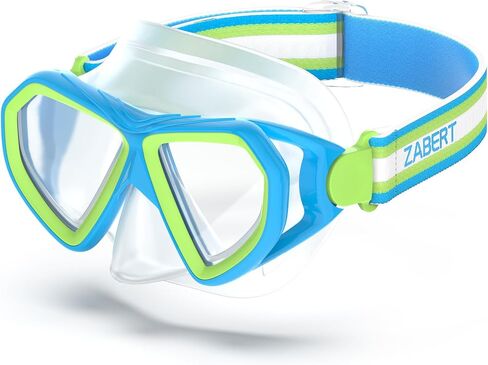 Kids Swim Mask Goggles, Swimming Dive Snorkel Mask with Nose Cover Fabric Strap for Kids Boy Girls in Saudi Arabia