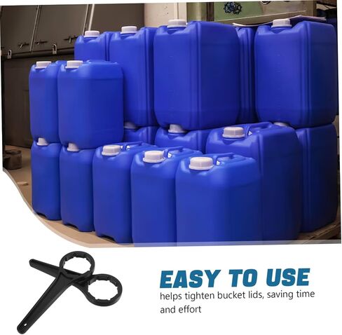 Amosfun 2pcs Plastic Bucket Lid Opener Tool Pail Cap Lifter for Easy Drum Seal Removal Convenient and Efficient for Strength Levels for Industrial and Home Use in Saudi Arabia