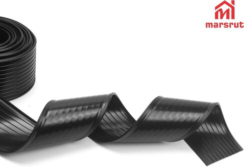 Bottom Garage Door Gasket Weather Stripping Seal, Bead Shaped End Type, 3.1" Width, 16 Feet Length, 0.14" x 0.15" End, Extra Thick Universal Rubber Threshold Kit Sealer Replacement, Weatherproofing in Saudi Arabia