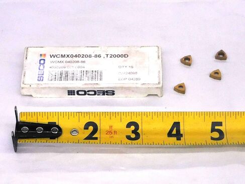 4pcs New SECO WCMX040208-86 T2000D TiN Coated Carbide Drilling Inserts INDEXABLE - MW2295CT4 in Saudi Arabia