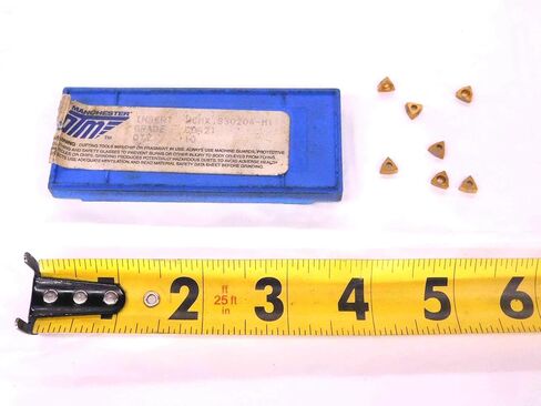 7pcs New OTM Manchester WCMX S30204-M1 CD421 TiN Coated Carbide Drilling Inserts - MW2169CT4 in Saudi Arabia