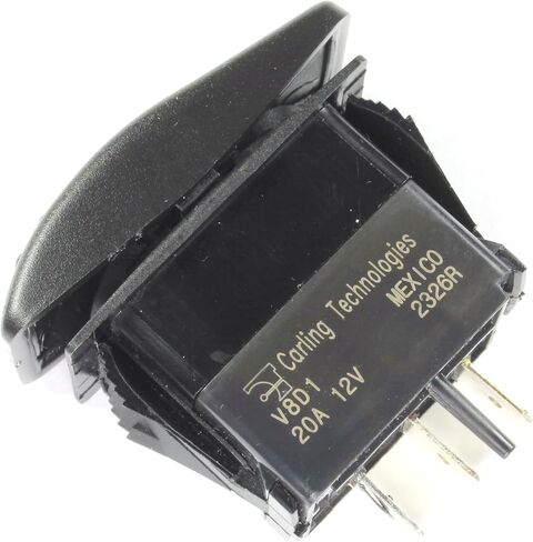 Carling MOMENTARY Rocker Switch SPDT, 20A 12VDC, 24VDC (ON) Off (ON) 3prongs, V8D1S00B-AZC00-000 in Saudi Arabia