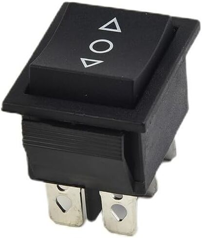 DPDT 6 Pin Rocker Switch 20 Amp Momentary Switch ON OFF ON Toggle Switch AC 250V/16A AC 125V/20A for Car Ship Motorcycle Household Appliances with Metal Plastic Construction in Saudi Arabia