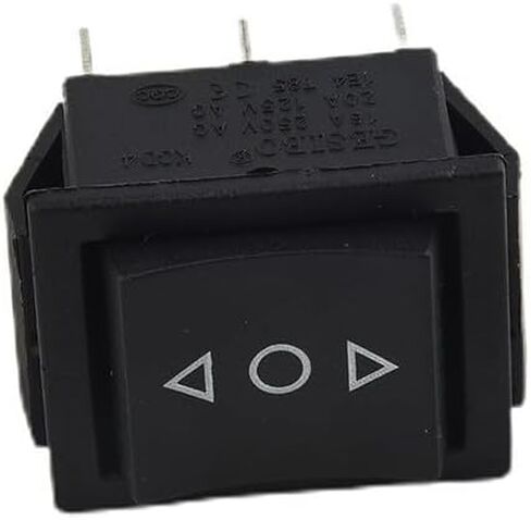 DPDT 6 Pin Rocker Switch 20 Amp Momentary Switch ON OFF ON Toggle Switch AC 250V/16A AC 125V/20A for Car Ship Motorcycle Household Appliances with Metal Plastic Construction in Saudi Arabia