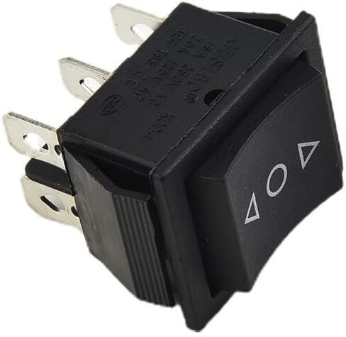 DPDT 6 Pin Rocker Switch 20 Amp Momentary Switch ON OFF ON Toggle Switch AC 250V/16A AC 125V/20A for Car Ship Motorcycle Household Appliances with Metal Plastic Construction in Saudi Arabia