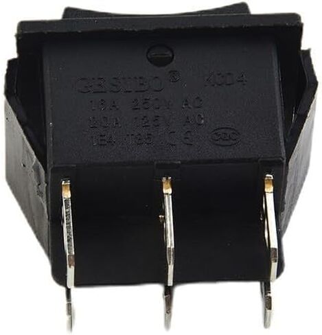 DPDT 6 Pin Rocker Switch 20 Amp Momentary Switch ON OFF ON Toggle Switch AC 250V/16A AC 125V/20A for Car Ship Motorcycle Household Appliances with Metal Plastic Construction in Saudi Arabia