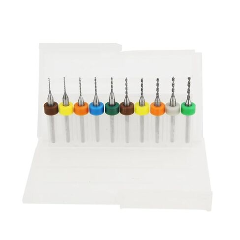 1-2.0mm تدريبات بتات تويست تويست 1/8 بوصة 10pcs (اللون: PCB 1.7mm 10pcs) in Kuwait