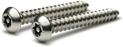 Torx w/pin therper proof security button head sheet sports 18-8 Stainlist Steel T-25- #12 × 2-100 قطعة in Saudi Arabia