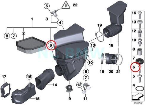 BMW Genuine Fillister Head Screw in Saudi Arabia
