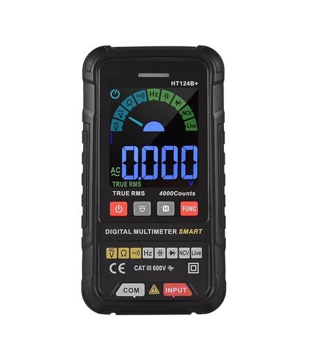 Current Signal Generator Digital Multimeter 4000 Counts LCD Color Display DC AC Voltage Capacitance Wire Tester (Color : HT124B) in Kuwait