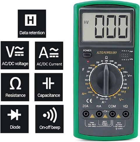 Current Signal Generator Digital Multimeter 1999 Counts Electrical Tester Voltmeter Ammeter Multifunction Voltage Current Testing in Saudi Arabia