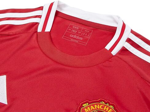 Adidas Manchester United Men's Stadium Home Jersey 2024/25 (الولايات المتحدة ، ألفا ، كبيرة ، منتظمة ، منتظمة ، حمراء) in Saudi Arabia
