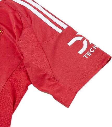 Adidas Manchester United Men's Stadium Home Jersey 2024/25 (الولايات المتحدة ، ألفا ، كبيرة ، منتظمة ، منتظمة ، حمراء) in Saudi Arabia
