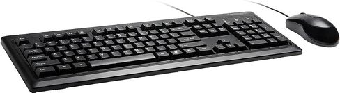Kensington Mouse-in-a-Box and Keyboard Wired USB Desktop Set (K72436AM), Black in Saudi Arabia