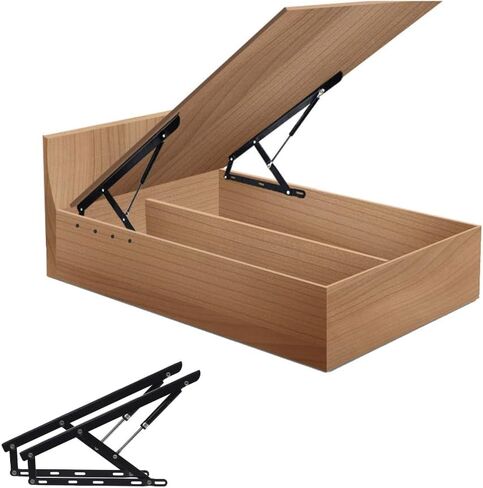 Springs Furniture Hinge,Spring Hinges, 2 Pcs Hydraulic Bed Lifting Hinge,Pneumatic Storage Bed Lift Mechanism,Gas Shock Strut Spring Heavy Duty Bed Risers, in Saudi Arabia