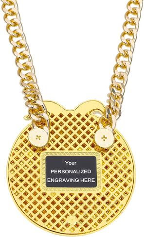 Huge Goat Medal Necklace Chain Many Bright Stones Goat Pendant Greatest of All Time Turnover Chain For Adults Player Team Football Soccer Baseball Basketball Softball Fantasy Football in Saudi Arabia