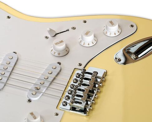 غيتار كهربائي مزدوج الرقبة أبيض 12 سلسلة و 6 سلسلة من الماهوغوني جسم القيقب من خشب القيقب in Kuwait