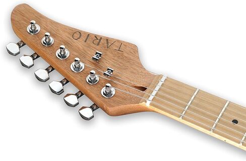 غيتار كهربائي مزدوج الرقبة أبيض 12 سلسلة و 6 سلسلة من الماهوغوني جسم القيقب من خشب القيقب in Kuwait