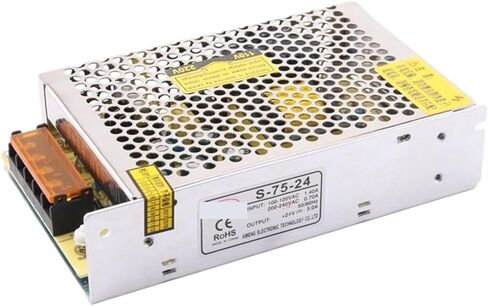 1pc S-75-24 110V/220VAC to 75W 24V 3A Single Output Switch Mode Power Supply(48V_75W) in Saudi Arabia