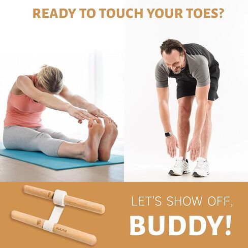 Innovative Muscle Stretching Device, Adjustable Length Hamstring Stretcher Redefines Flexibility, Pain Relief and Wellbeing for Your Entire Body Easily Perform Yoga and Stretching at Home! in Saudi Arabia