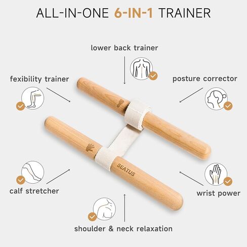 Innovative Muscle Stretching Device, Adjustable Length Hamstring Stretcher Redefines Flexibility, Pain Relief and Wellbeing for Your Entire Body Easily Perform Yoga and Stretching at Home! in Saudi Arabia