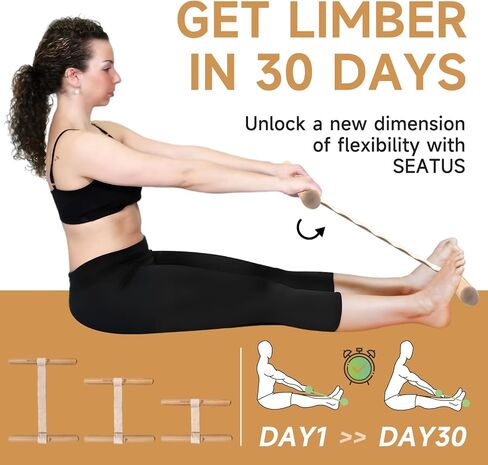 Innovative Muscle Stretching Device, Adjustable Length Hamstring Stretcher Redefines Flexibility, Pain Relief and Wellbeing for Your Entire Body Easily Perform Yoga and Stretching at Home! in Saudi Arabia