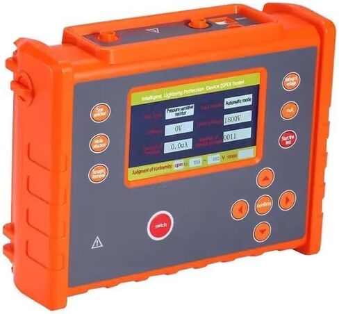 مقياس اختبار حماية البرق الرقمي مع MOV GDT SPD وظيفة بدء تشغيل الجهد 10 ～ 2000V تسرب تيار 0.1 ~ 199.9UA مقاومة العزل 0 ～ 1000MΩ 500 مجموعة تخزين البيانات in Saudi Arabia