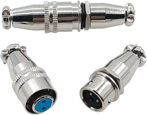 XS8 XS9 XS10 الموصل السريع بعقب الضغط 2/3/4/5 دبوس الذهب مطلي بالجمل الذكور والإناث (XS10-5) in Kuwait