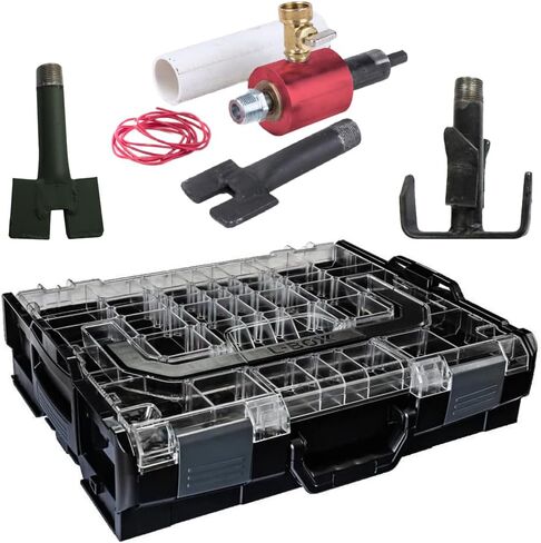 Wheeler-Rex 039-7800-Earthworm Hydro Drill Kit (2 "، 3" & 4 ") مع حالة in Kuwait