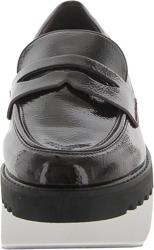 Franco Sarto Womens Camrynn Faux Leather Lug Sole Lufers Navy 8.5 Wide (C ، D ، W) in Saudi Arabia