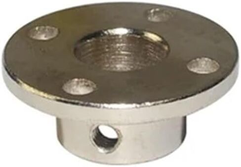 3pcs Flange Coupler 2mm to 6.35mm Rigid Flange Coupling Motor Guide Shaft Coupler Connector(2mm Inner bore) in Saudi Arabia