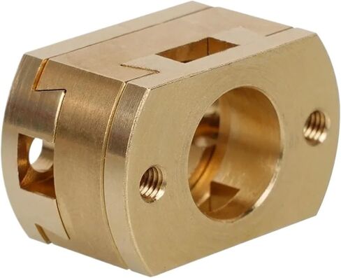 1pc النحاس اقتران 18 مم مقرن 3D الطابعات Z محور اقتران ل T8 المسمار قارم الصلبة in Saudi Arabia