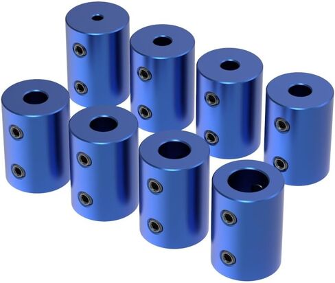 1pcs D14 L25 Rigid Coupling 3mm 3.17mm 4mm 5mm 6mm 6.35mm 7mm 8mm Aluminum Shaft Connector Motor Rigid Coupler(5mm x 8mm) in Saudi Arabia