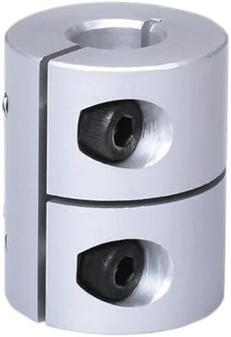 1PC Stepper Motor Clamping Clamping L25 D20 CNC مرنة CNC اقتران 3D طابعة عمود الطابعة (8x8mm) in Saudi Arabia
