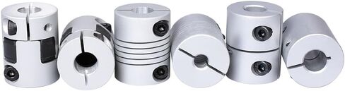 1PC Stepper Motor Clamping Clamping L25 D20 CNC مرنة CNC اقتران 3D طابعة عمود الطابعة (8x8mm) in Saudi Arabia