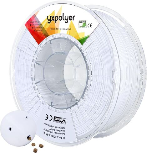 YXPOLYER PLA Plus Filament Food-Grade pla+ PLA Plus 3D Printing Filament 1.75 mm 1kg 2.2lbs with Reusable PC Spool, Modified 3D Printer Filament for Most FDM 3D Printers in Saudi Arabia