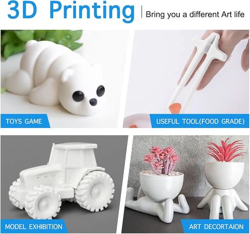 YXPOLYER PLA Plus Filament Food-Grade pla+ PLA Plus 3D Printing Filament 1.75 mm 1kg 2.2lbs with Reusable PC Spool, Modified 3D Printer Filament for Most FDM 3D Printers in Saudi Arabia