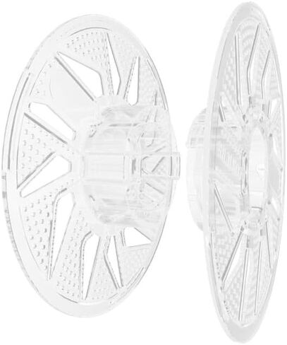 3D Printer Reusable and Removable Filament Spool, Clear Transparent Plastic Reusable Spool Fit for Bambu Lab 1.75mm PETG,PLA,ABS,TPU Refill 1kg (Filament Not Include) in Kuwait