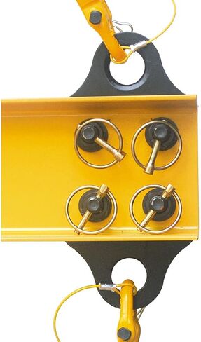 4400 LBS 2 Ton Aluminum 4' Lifting Spreader Beam Lifting Bar with 4 FT Round Sling Bridle Heavy Duty Light Weight in Kuwait