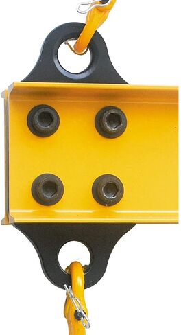 4400 LBS 2 Ton Aluminum 4' Lifting Spreader Beam Lifting Bar with 4 FT Round Sling Bridle Heavy Duty Light Weight in Kuwait