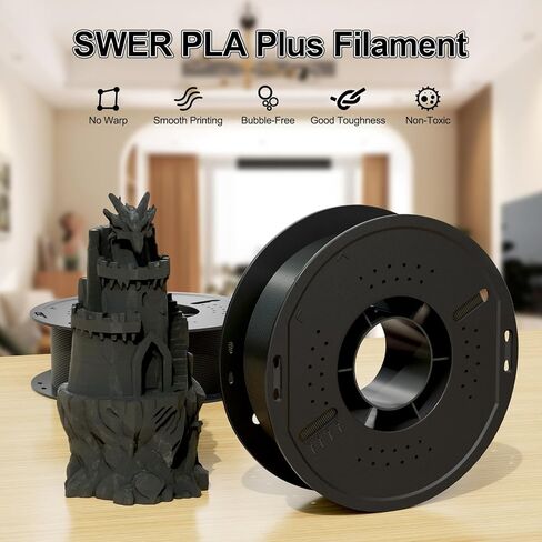 حزمة خيوط PLA 8 ألوان محددة لطابعات ثلاثية الأبعاد 1.75 مم ، 8 عبوات خيوط حزمة ، 269 قدم 250 غرام لكل بكرة ، 2 كجم في المجموع ، أبيض ، أسود ، أحمر ، أخضر ، أصفر ، وردي ، أصفر ، اللون البني ، in Kuwait